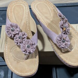 Floral Embellished Women's Sandals